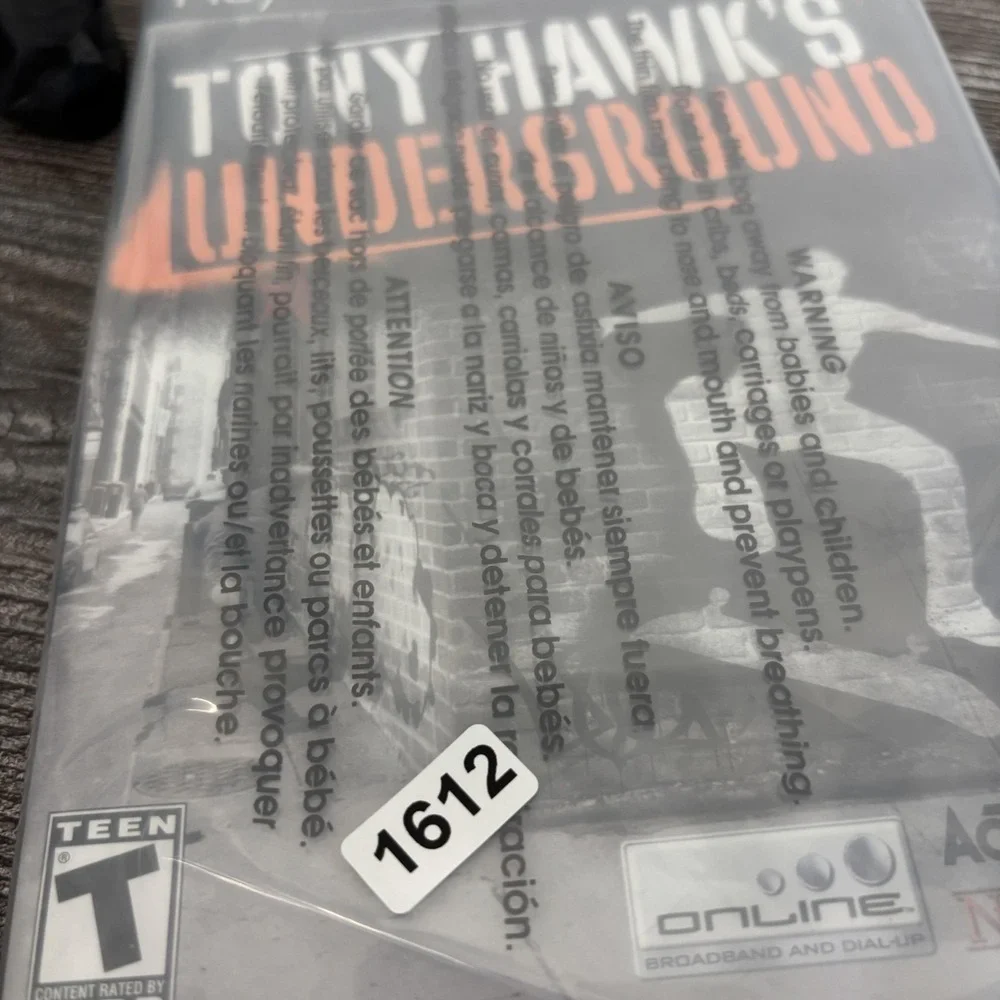 Tony Hawk's Underground Sony PlayStation 2 PS2 Skateboarding Game Activision